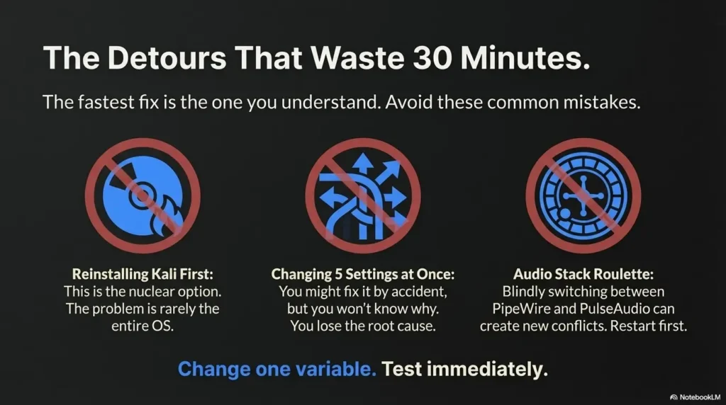 Kali VirtualBox no sound after update