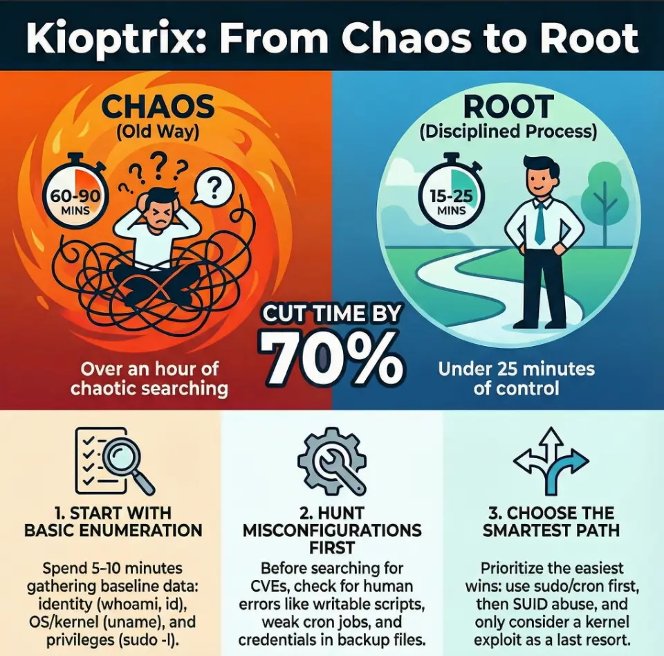 Kioptrix privilege escalation