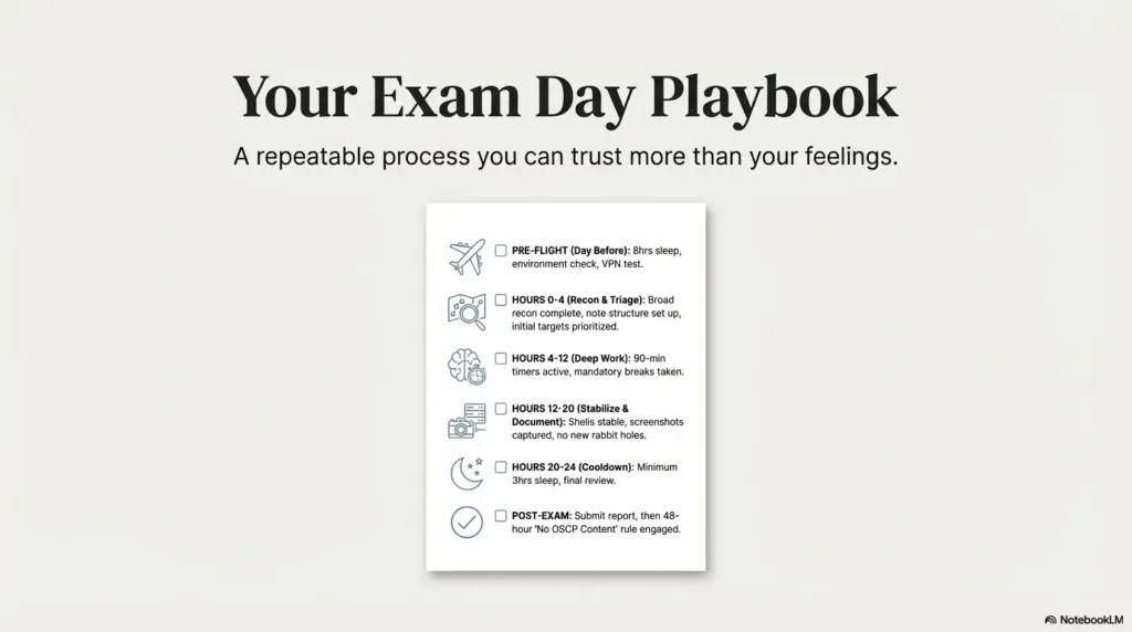 OSCP Exam Day Mental Checklist