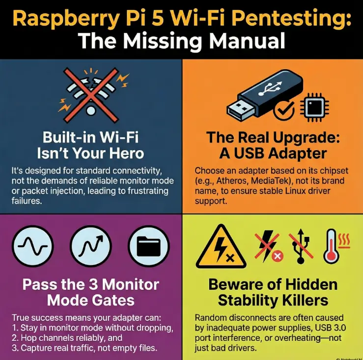 Pi 5 Wi-Fi adapter for Kali