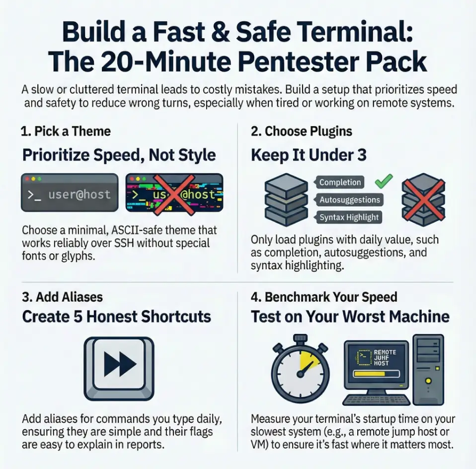 Zsh setup for pentesters