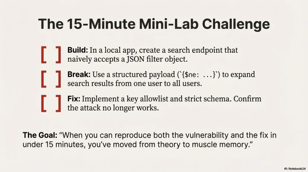 NoSQL injection patterns