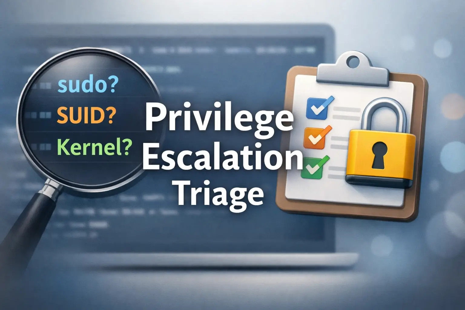 Kioptrix Level 1 PrivEsc checklist