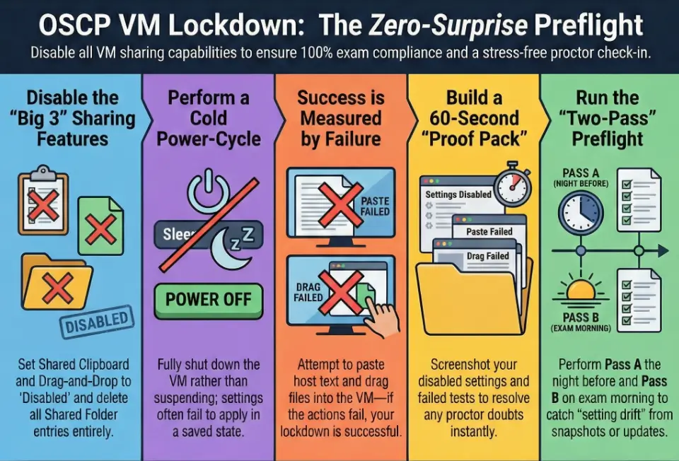 OSCP VM lockdown checklist