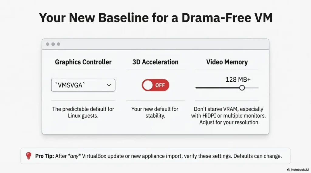 VirtualBox Kali 3D Acceleration lag
