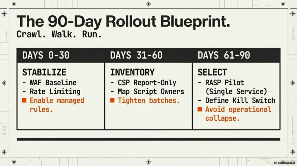 WAF vs RASP vs CSP for startups