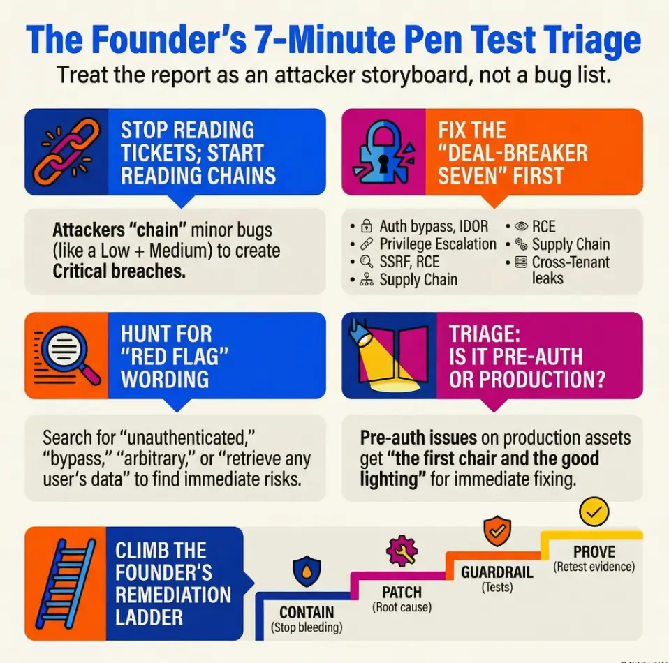 how to read a penetration test report
