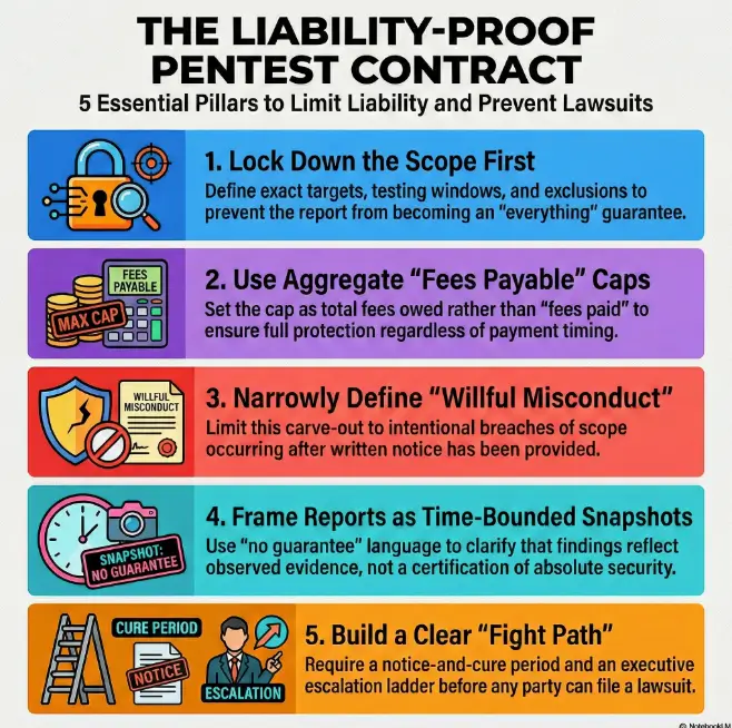 pentest limitation of liability