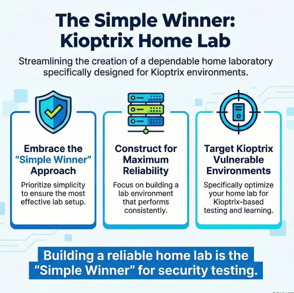 Kioptrix home lab network layout