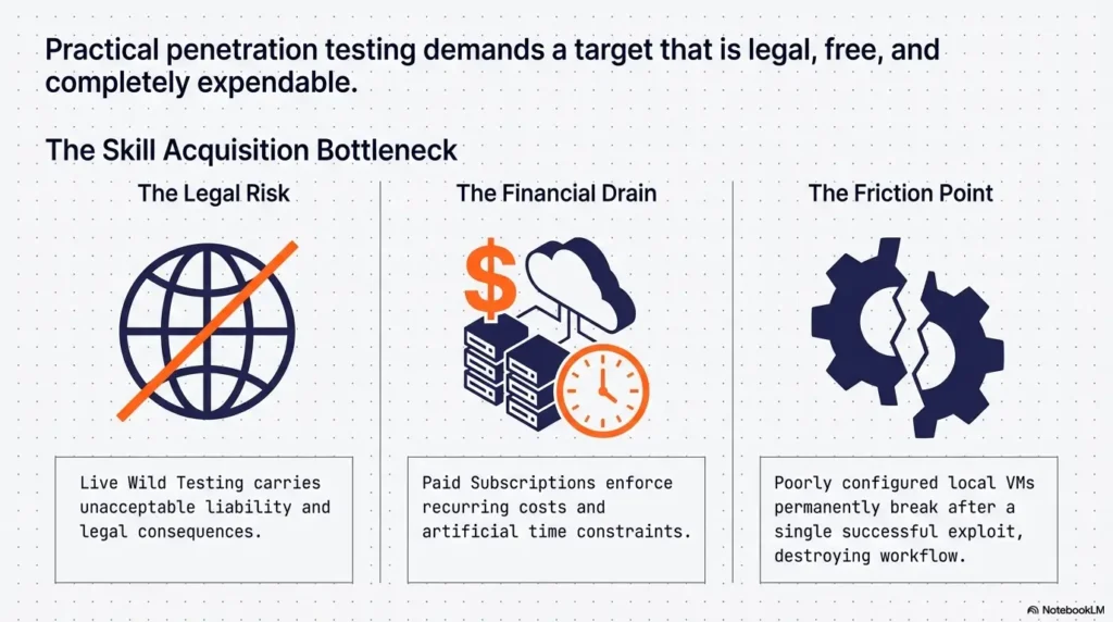 Kioptrix home lab network layout