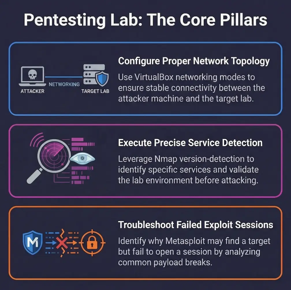 Metasploit target found but no session opens