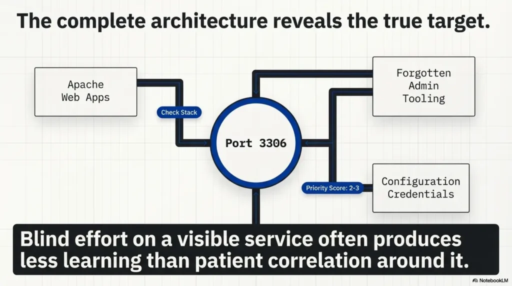 Open port 3306 no obvious use case