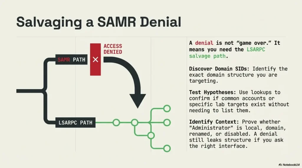 rpcclient NT_STATUS_ACCESS_DENIED