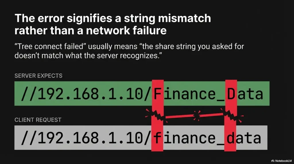 smbclient tree connect failed