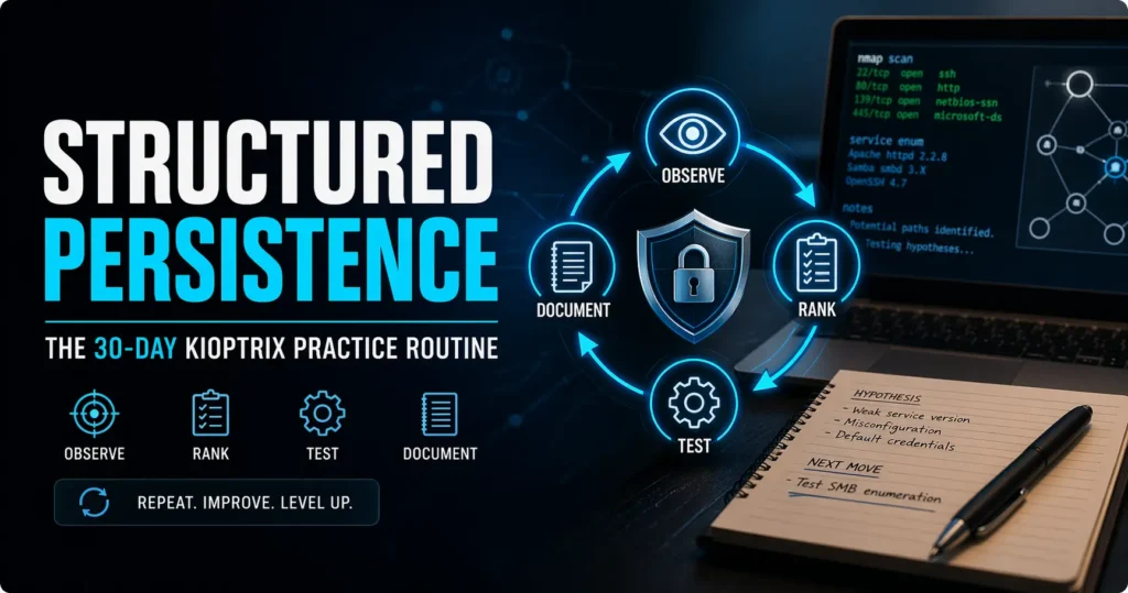 30-day Kioptrix practice routine