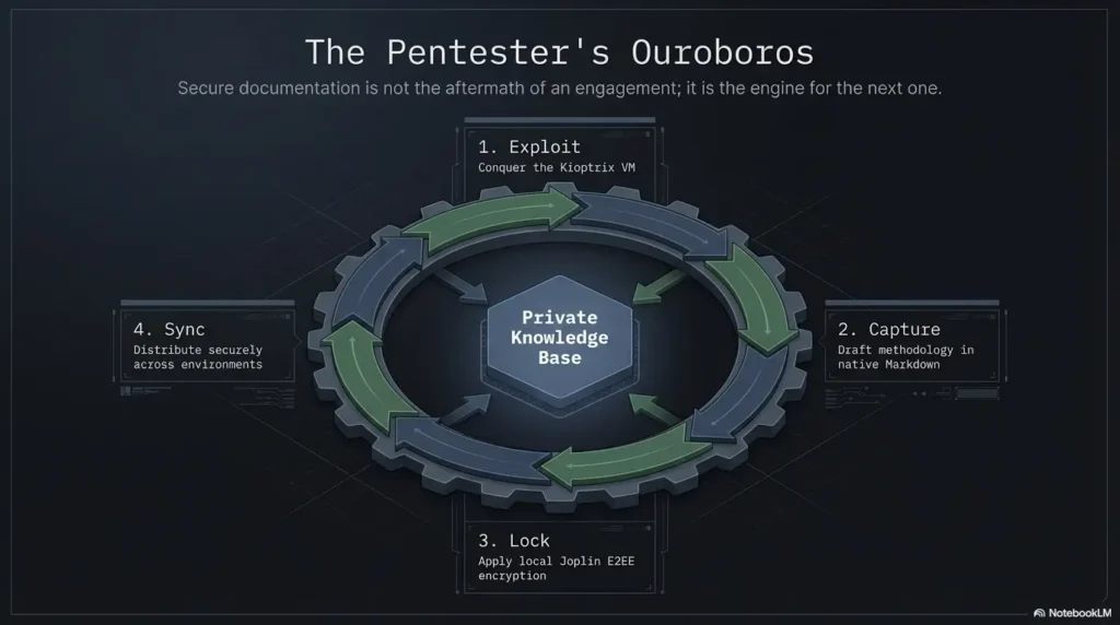 Kioptrix note-taking tool