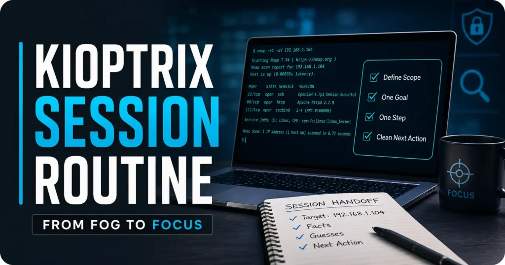 Kioptrix session routine