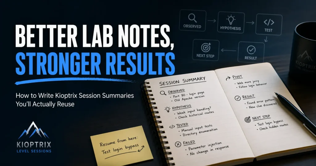 Kioptrix session summary