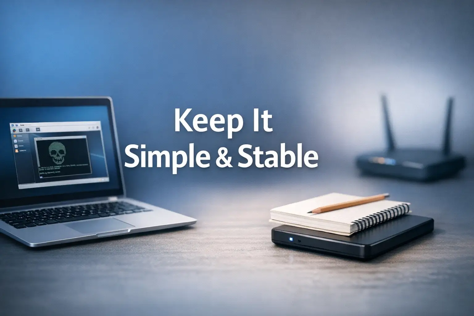 Kioptrix shared laptop setup