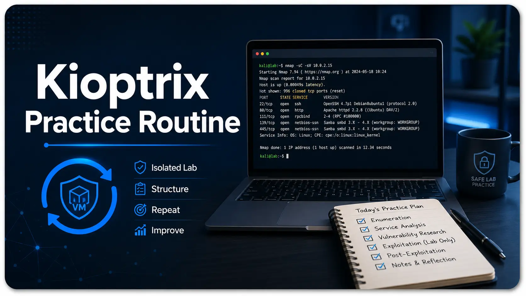 Kioptrix Level practice routine