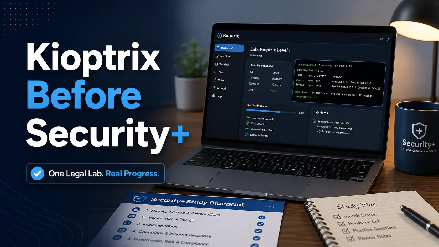 Kioptrix before Security+