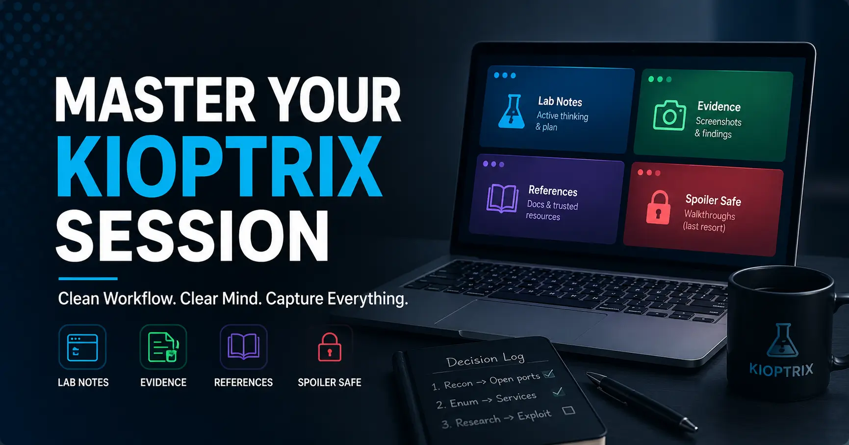 Kioptrix browser workflow
