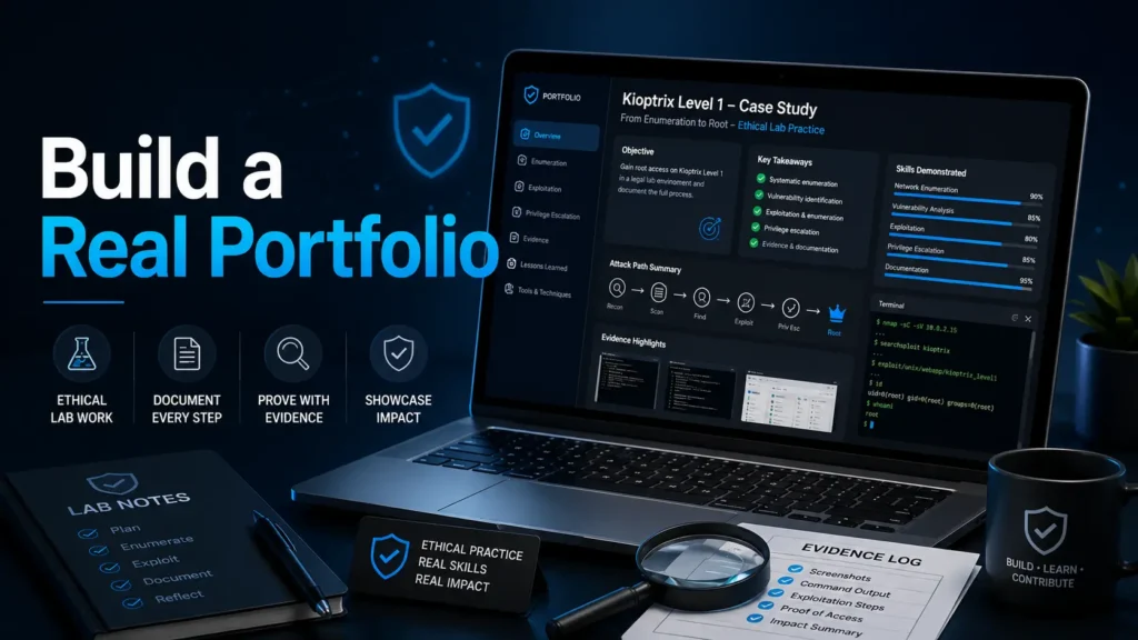 Kioptrix cybersecurity portfolio