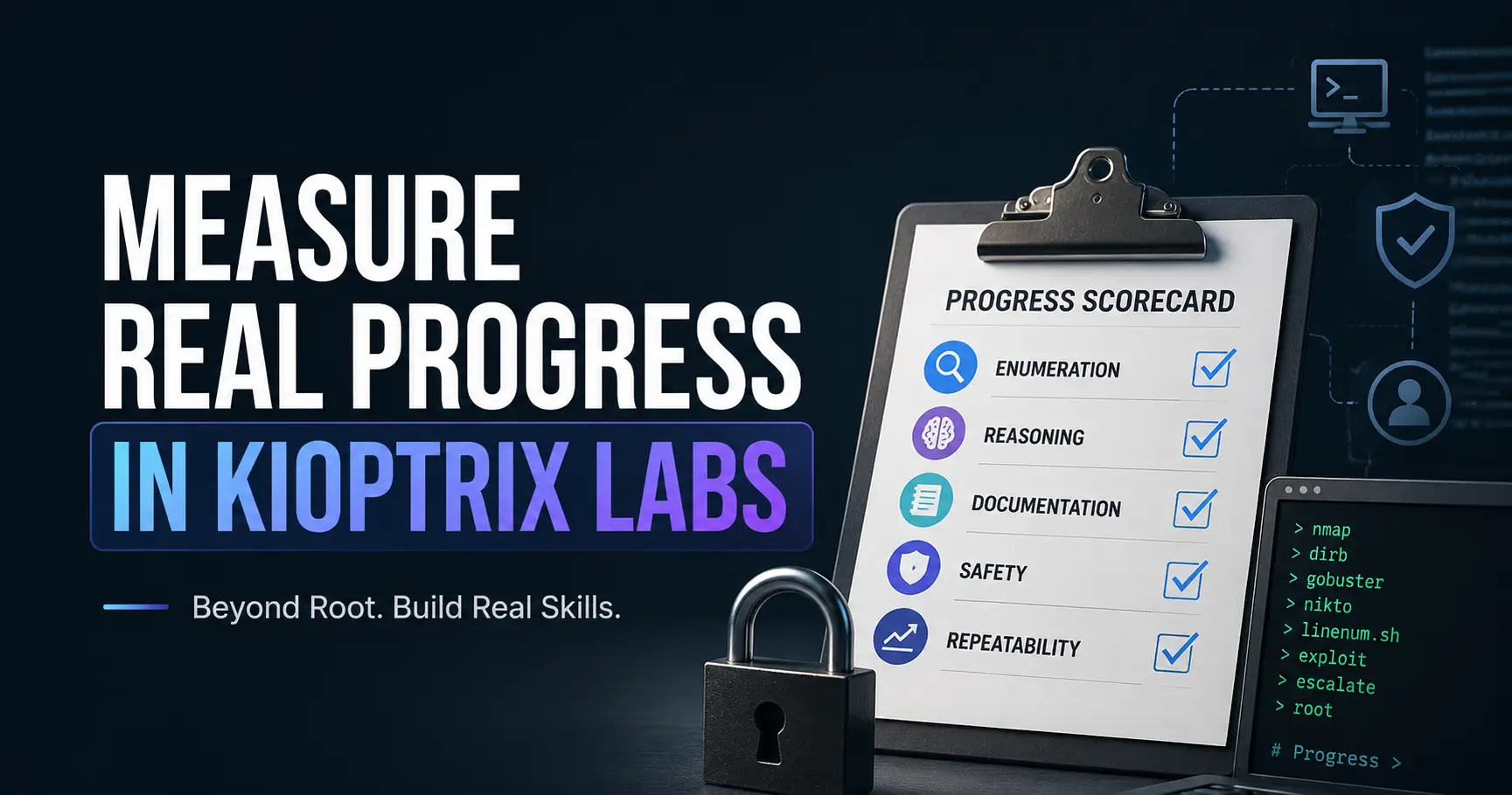 Kioptrix progress
