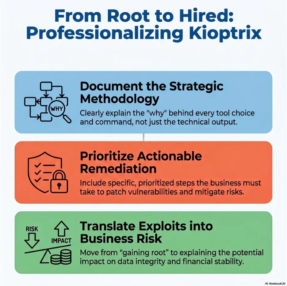 Kioptrix cybersecurity internship portfolio