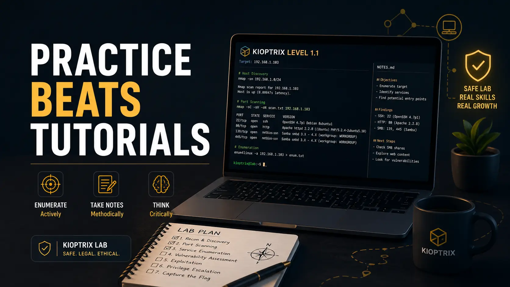 Kioptrix for beginners