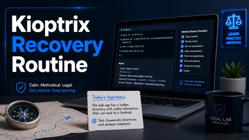 Kioptrix recovery routine