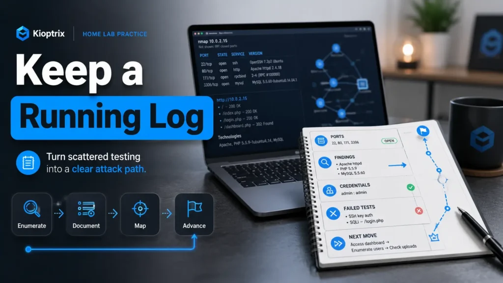 Kioptrix running log
