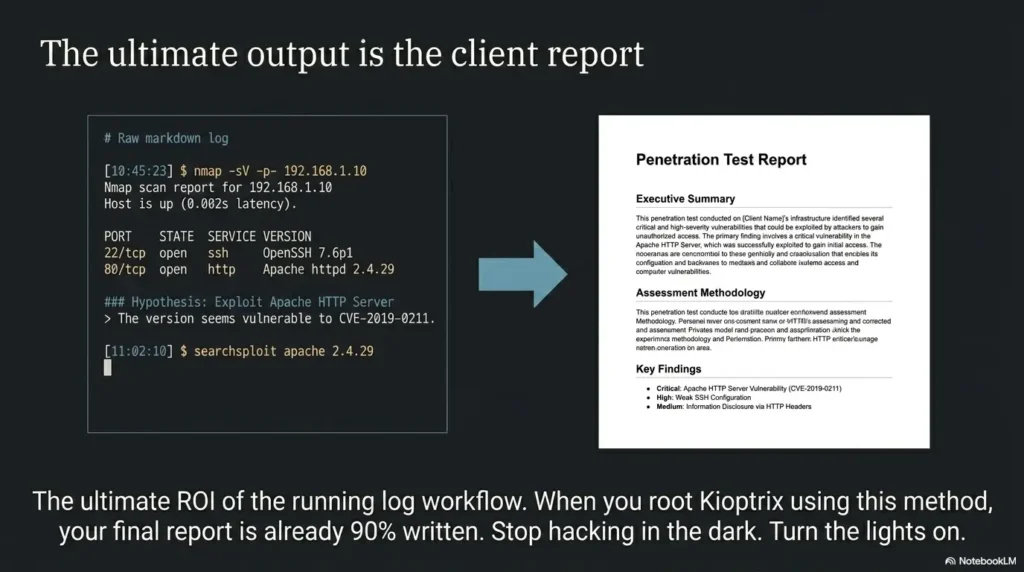 Kioptrix running log