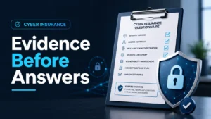 Cyber insurance questionnaire checklist