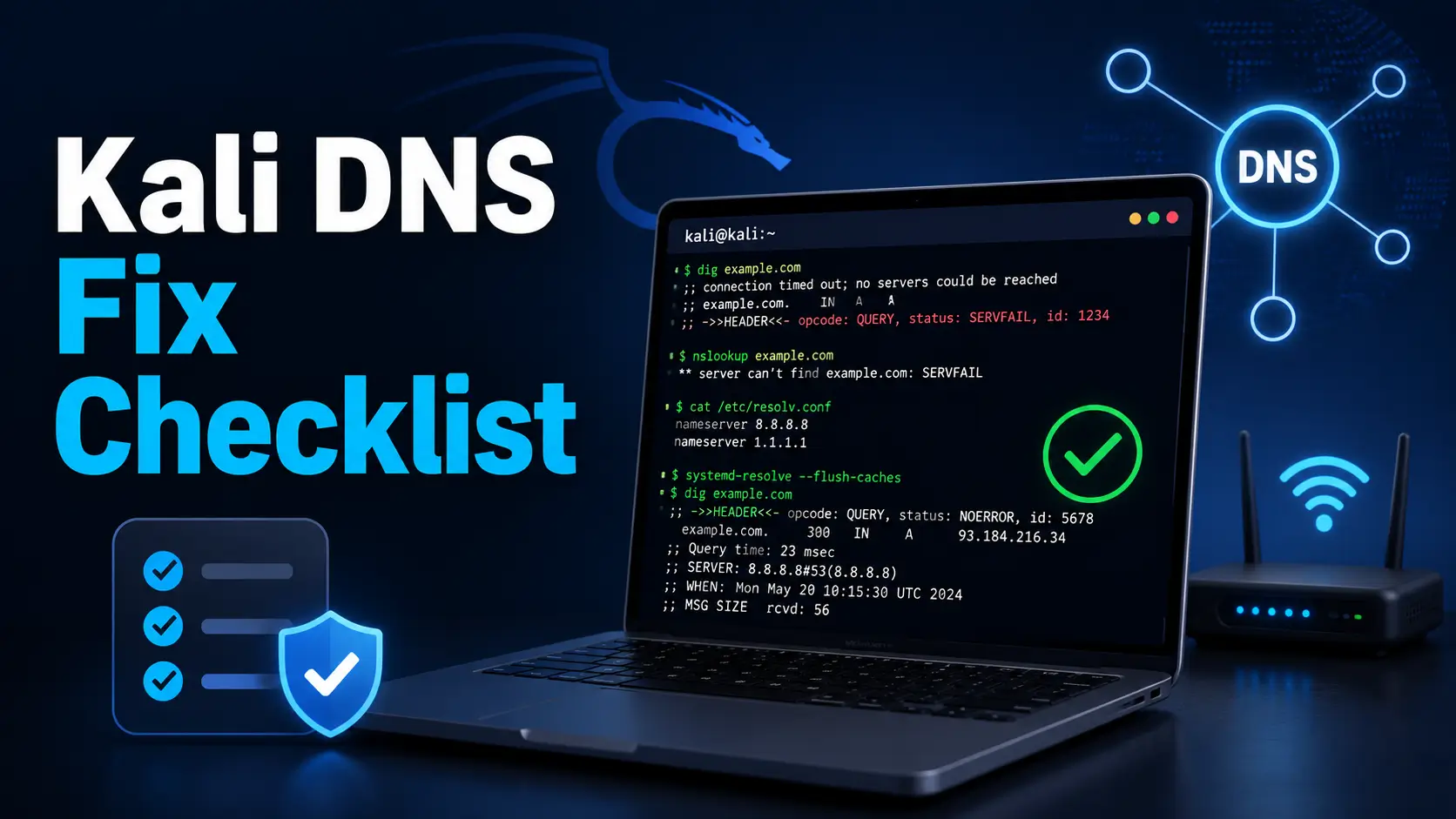 Kali Linux DNS problems
