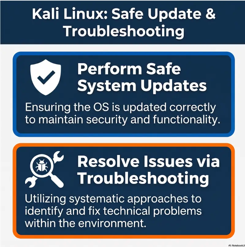 Kali packages kept back