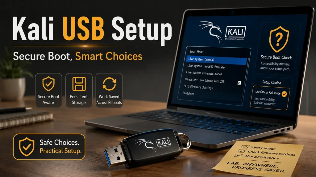 Kali persistent USB