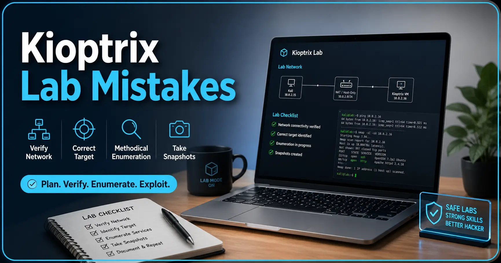 Kioptrix lab mistakes