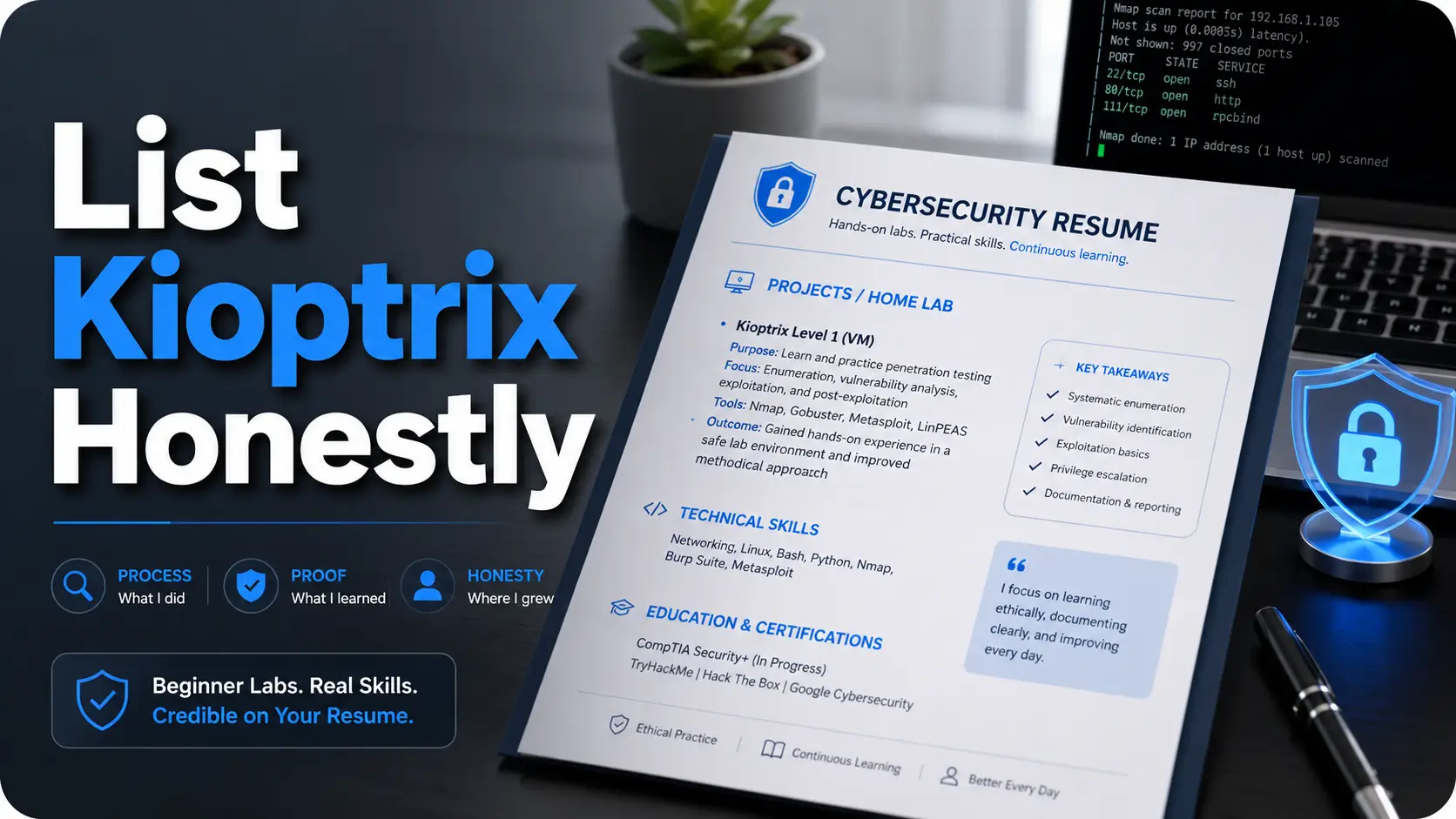 Kioptrix resume