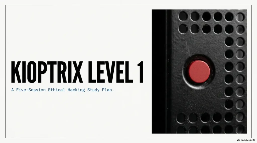 Kioptrix Level 1 study plan
