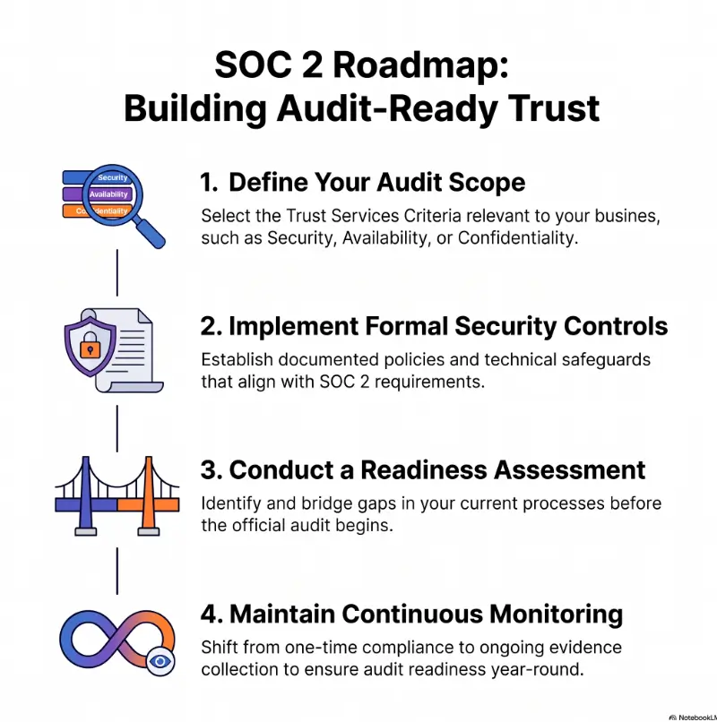 SOC 2 compliance checklist for startups