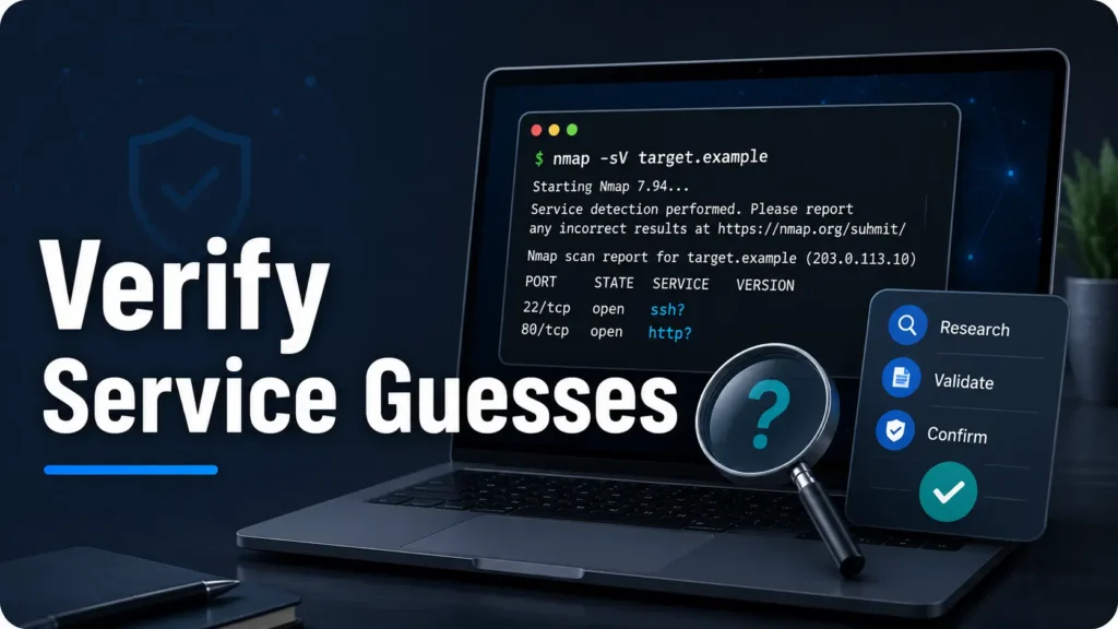 nmap -sV false positives