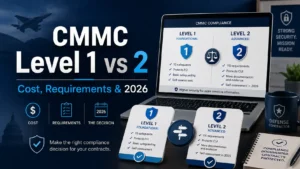 CMMC Level 1 vs Level 2