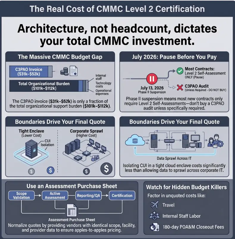 CMMC Level 2 Assessment Cost