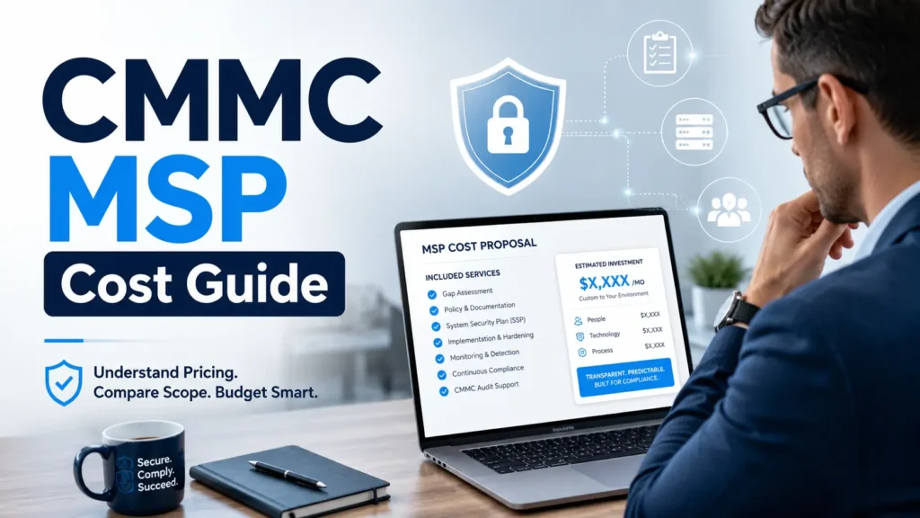CMMC managed service provider cost