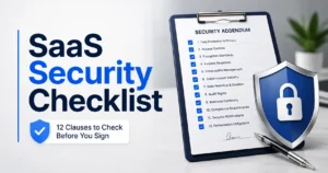 SaaS Security Addendum Checklist