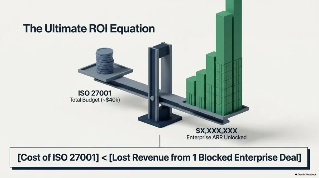 ISO 27001 certification cost for SaaS startups