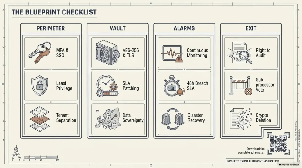 SaaS Security Addendum Checklist