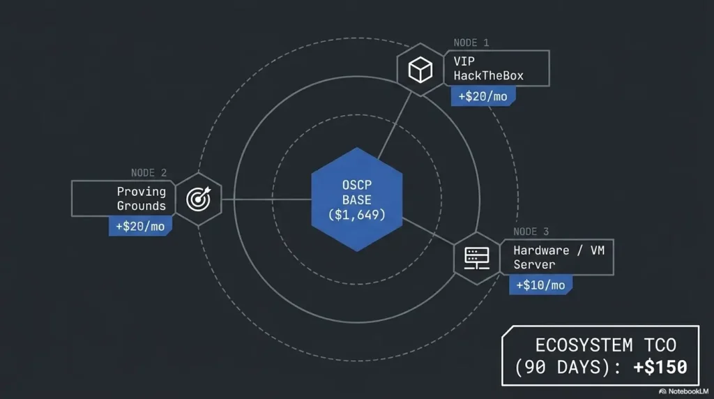 OSCP exam cost 2026