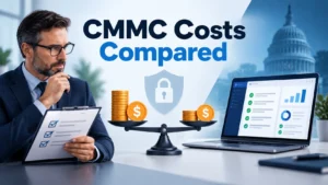 CMMC consultant vs compliance platform